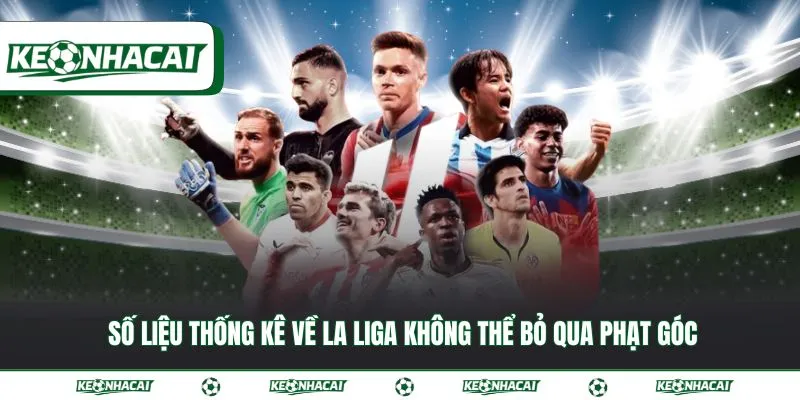 Số liệu thống kê về La Liga không thể bỏ qua phạt góc